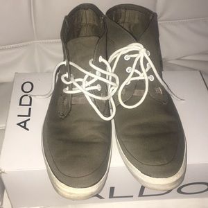 ALDO canvas lace ups.